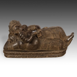 Reclining figure of Ganesh
