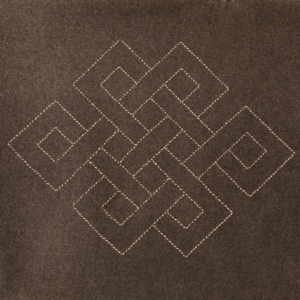 Tibetan Love Knot Reversible Blanket