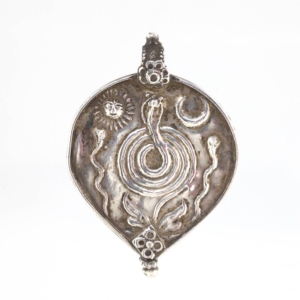 Plaque Amulet Depicting Cobra with Nagas