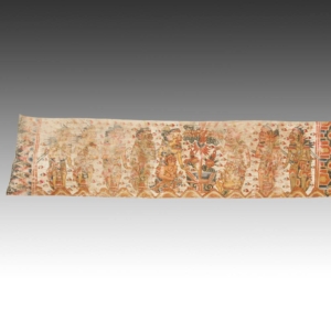 Ider-Ider or Festival Banner Depicting Scenes From the Arjuna Wiwaha