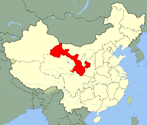 Antique Painted Cabinets from Gansu Province