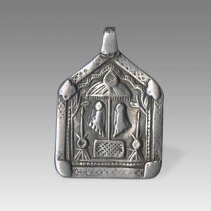 Plaque Amulet Depicting Vishnupadaka