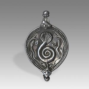 Plaque Amulet Depictiing Hooded Naga