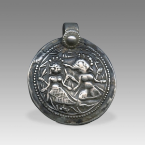 Plaque Amulet Depicting Ganesh and Lakshmi