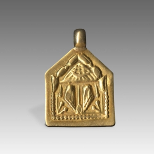 Plaque Amulet Depicting Vishnupadaka