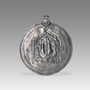 Plaque Amulet Depicting Vishnupadaka