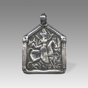 Plaque Amulet Depicting Bhumyia Raj