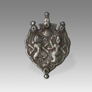 Plaque Amulet Depicting Ganesh and Lakshmi