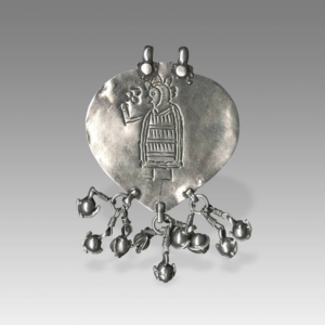 Plaque Amulet with Folk Drawing