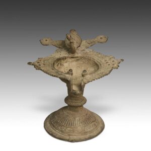 Indian Bronze Oil Lamp