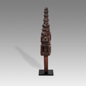 Indian Wood Bottle Stopper, Based