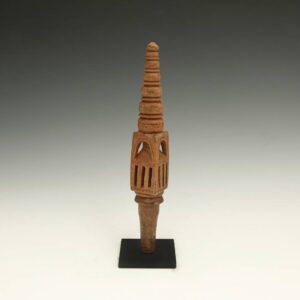 Indian Wood Bottle Stopper, Based