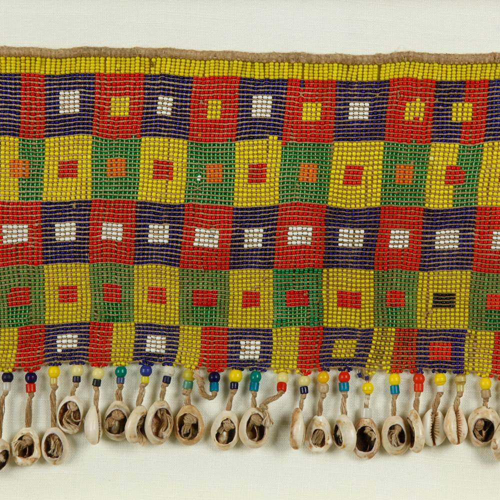 Kirdi Pikuran Cache Sexe or Fertility Apron, Framed - Image 2