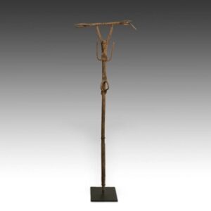Dogon Figural Spike with Lizard