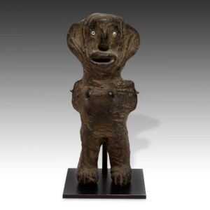 Makonde Terra Cotta Fetish Doll, Based