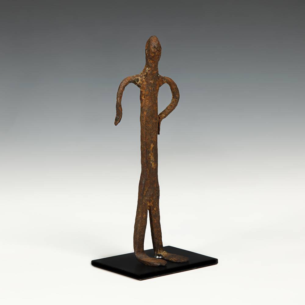 Dogon Forged Iron Standing Figure, Based - Image 2