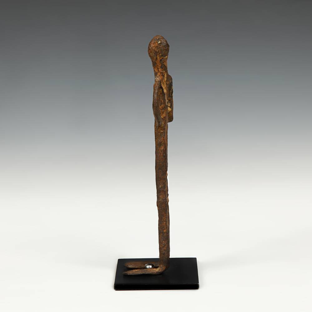 Dogon Forged Iron Standing Figure, Based - Image 3
