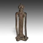Bambara Figure of Seated Man with Bound Hands, Bambara Peoples, Mali