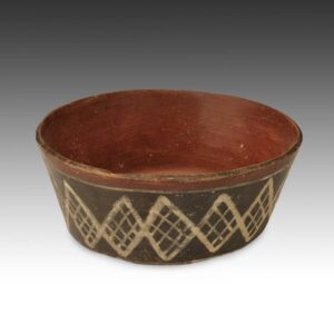 Peruvian Bowl with Diamond Motif