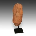 Bura Figurative Vessel Top, Based, Bura People, Niger