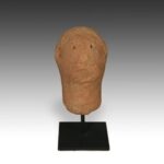 Bura Figurative Vessel Top, Based, Bura People, Niger