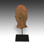 Koma Terra Cotta Funerary Figure, Based, Koma People, Ghana