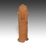 Bura Figurative Vessel Top, Based, Bura People, Niger