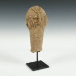 Bura Figurative Vessel Top, Based, Bura People, Niger