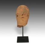 Bura Figurative Vessel Top, Based, Bura People, Niger