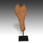 Bura Figurative Vessel Top, Based, Bura People, Niger