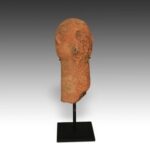 Bura Figurative Vessel Top, Based, Bura People, Niger