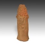 Bura Figurative Vessel Top, Based, Bura People, Niger