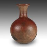 Koma Terra Cotta Funerary Figure, Based, Koma People, Ghana