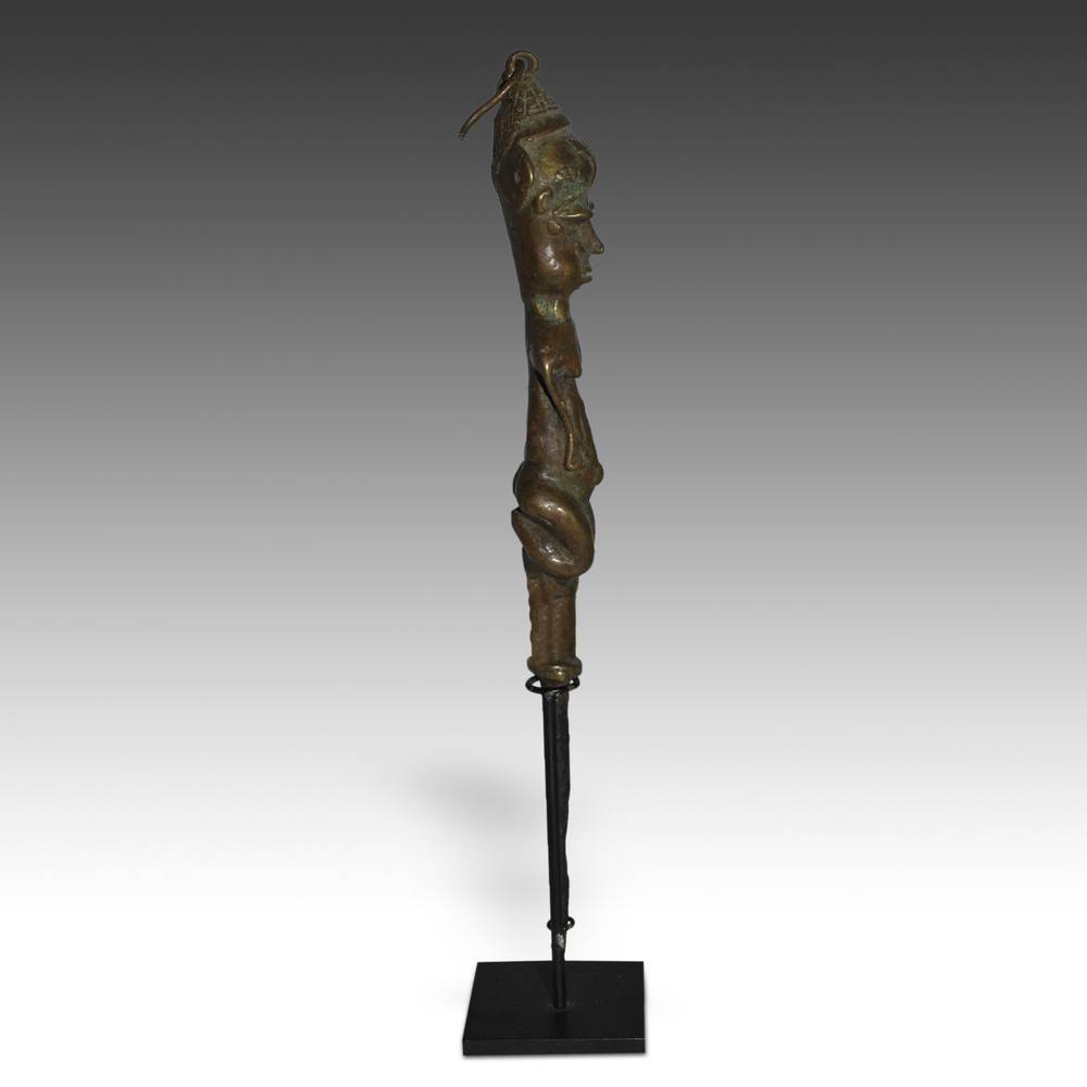 Yoruba Ogboni Ceremonial Staff, Based - Image 2