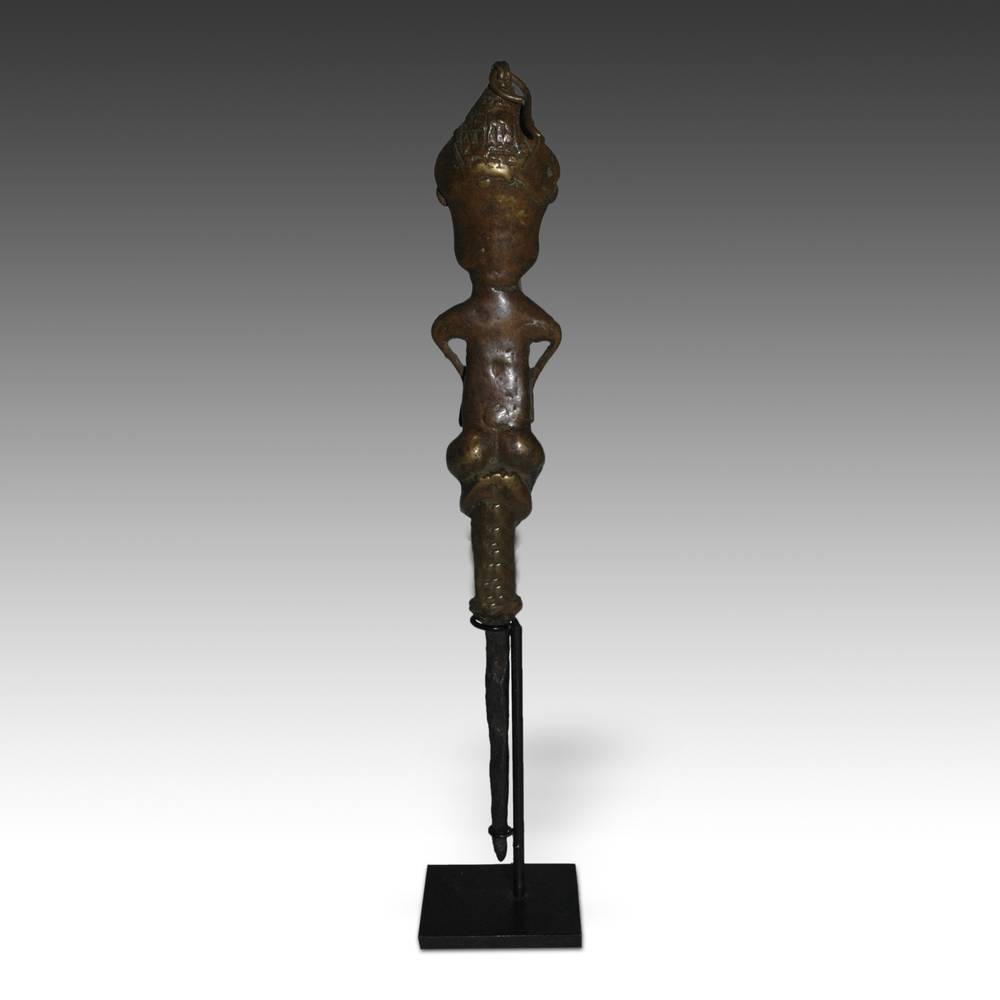 Yoruba Ogboni Ceremonial Staff, Based - Image 3