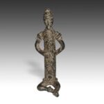 Bura Figurative Vessel Top Based, Bura People, Niger