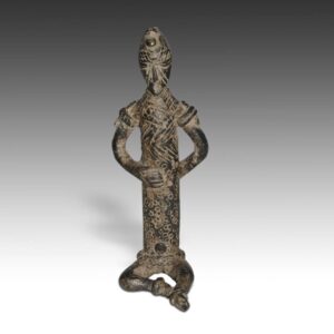 Senufo Bronze Seated Figure