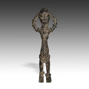 Senufo Standing Female Figure with Hands on Head