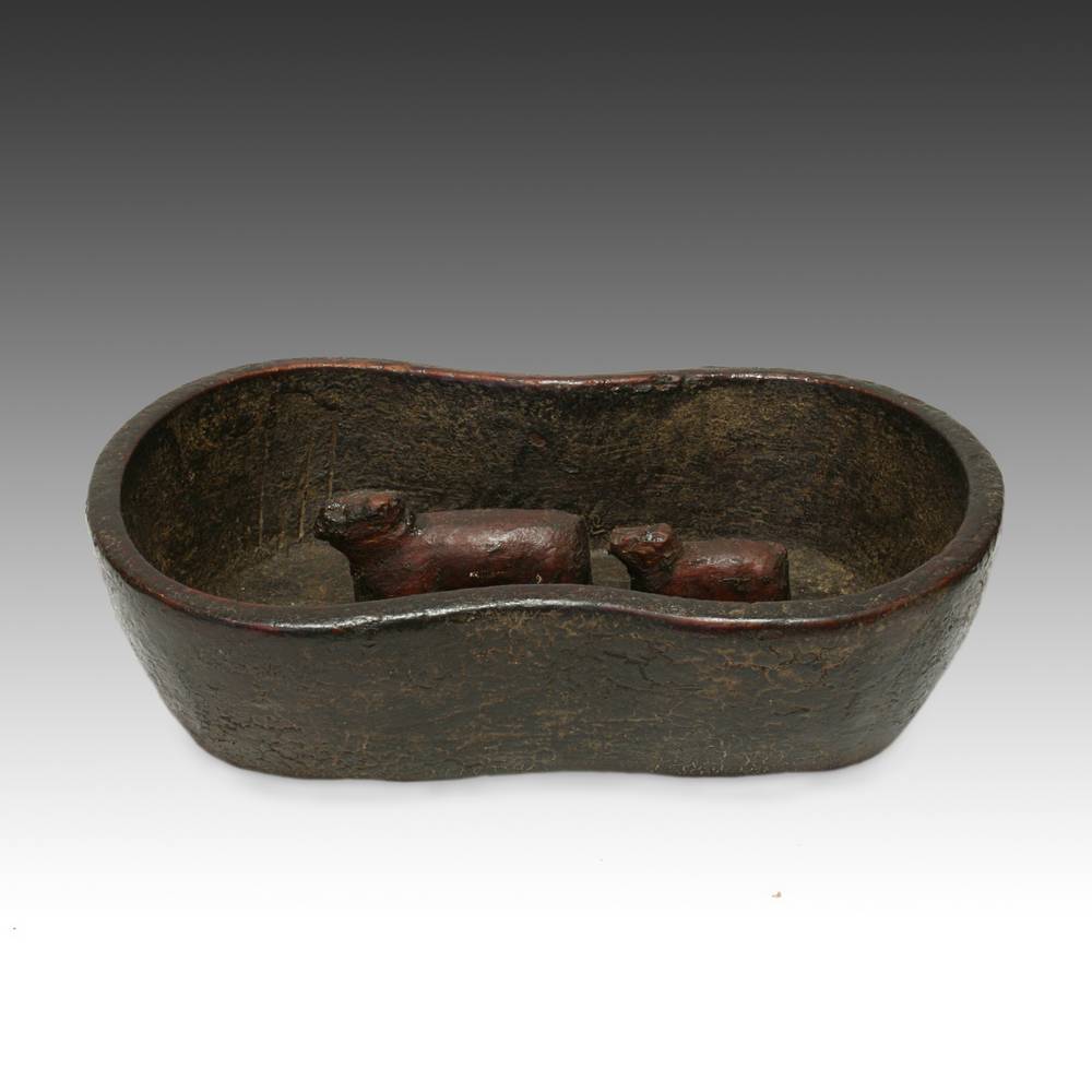 Ceremonial Libation Bowl with Yunta (Yoked Oxen) or T'inka Bowl - Image 2
