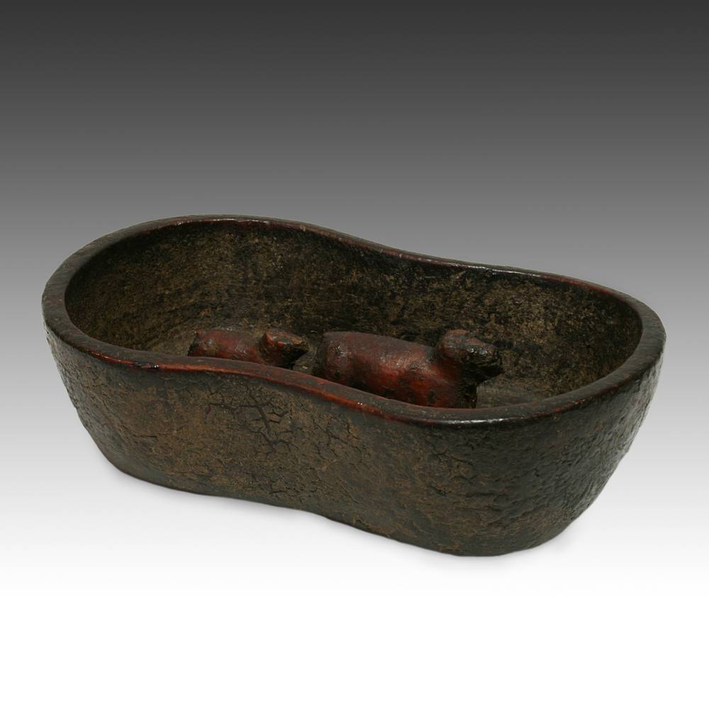 Ceremonial Libation Bowl with Yunta (Yoked Oxen) or T'inka Bowl - Image 3