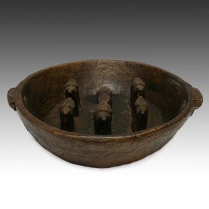 Ceremonial Libation Bowl with Yunta (Yoked Oxen) or T'inka Bowl