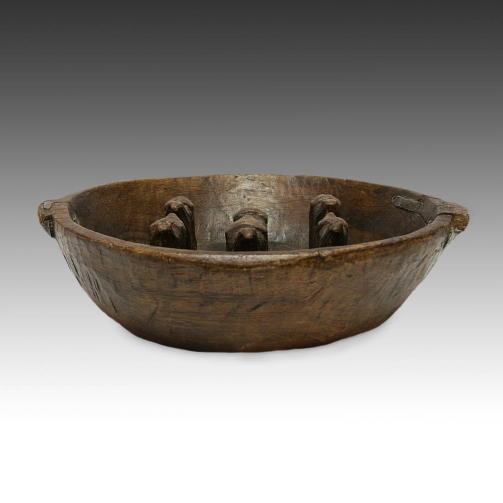 Ceremonial Libation Bowl with Yunta (Yoked Oxen) or T'inka Bowl - Image 3