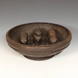 Ceremonial Libation Bowl with Yunta (Yoked Oxen) or T'inka Bowl