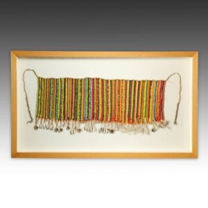 Kirdi Pikuran Cache Sexe or Fertility Apron, Framed