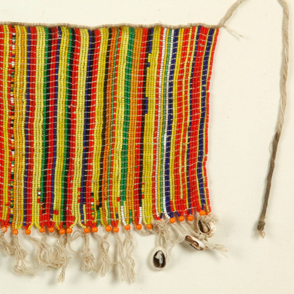 Kirdi Pikuran Cache Sexe or Fertility Apron, Framed - Image 4