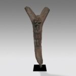 Dogon Wood House Post, Based, Dogon Peoples, Mali