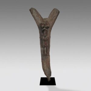 Cameroonian House Post with Female Figural Motif, Based