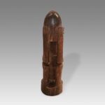 Ashanti Linguist's Staff Depicting Dog with Bone, Based, Ashanti Peoples, Ghana