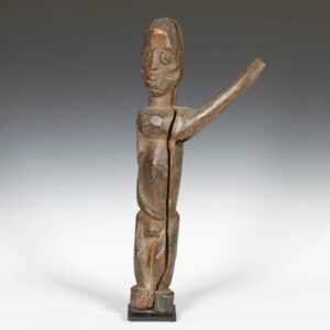 Lobi Wood Standing Figure, Based