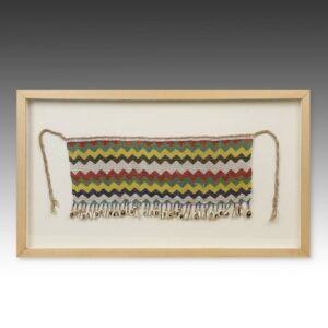 Kirdi Pikuran Cache-Sexe or Fertility Apron, Framed